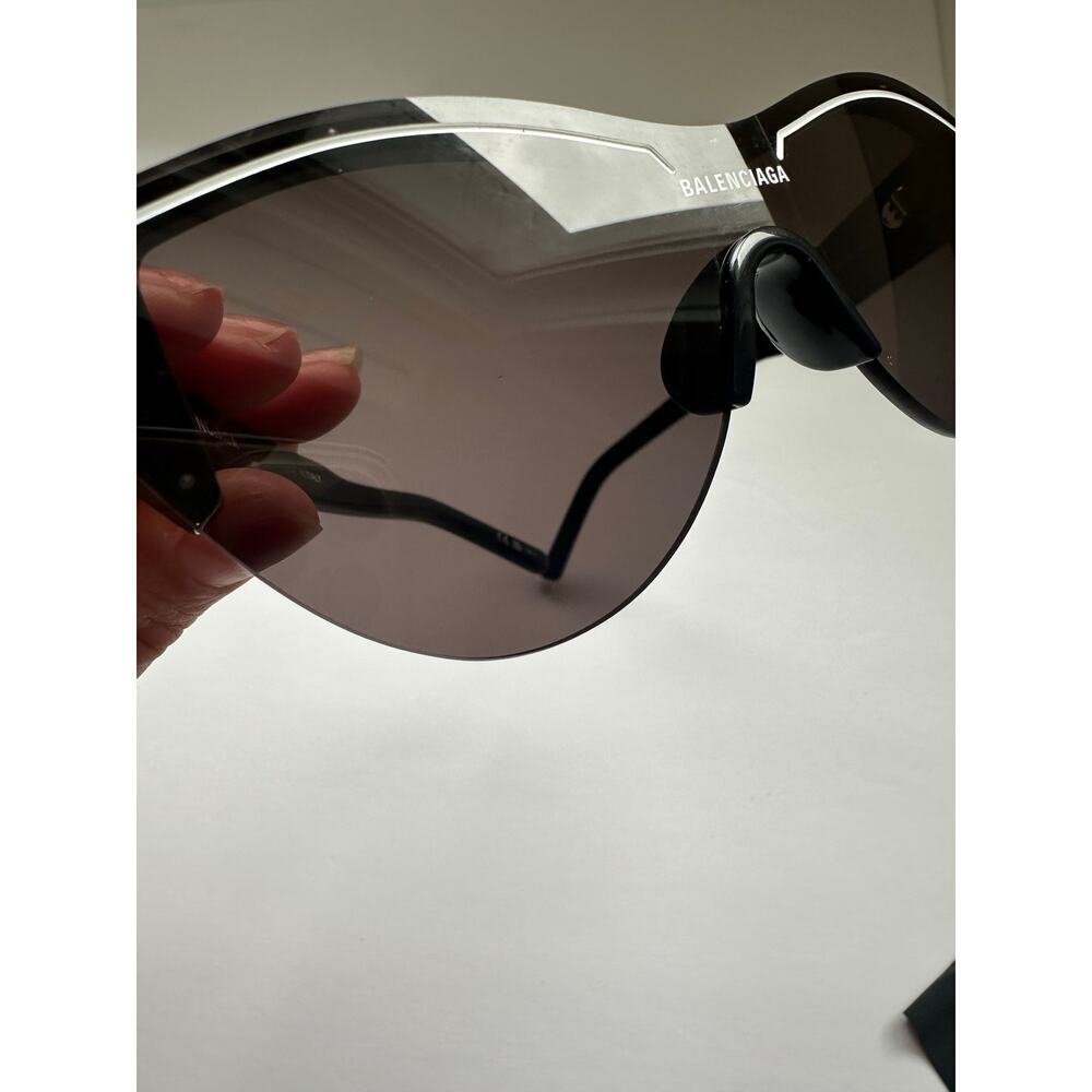 Balenciaga BB0004S Ski Cat-Eye Shield Sunglasses - Picture 13 of 15